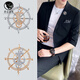 
Juncheng brooch brooch collar pin shirt pin accessories accessories collar button men's decorative collar simple custom badge custom Z1049 [Sun] brooch