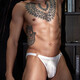 Zi Jiafu men's underwear low-waist sexy underwear sexy men's thong ice silk underwear men's sexy men's briefs black one size