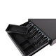 Host cash register cash box, cash register box, cash register cabinet, cash register drawer, cash register box with five compartments and three gears, automatic pop-up, durable steel, 340 four compartments and three gears small cash box