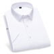 Gy Yagel 2025 Frühlings- und Sommerhemd Herren-Kurzarmgeschäft Casual Shirt ohne Bügel und Anti-Falten-Slim Fit Professionelle formelle Verschleiß DX6629 41