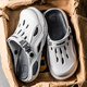
Paul Camel Sandals 2025 summer new men's sports outdoor beach hole shoes, driving non-slip wear-resistant sandals, gray [Snap Series 13561] 41-42 [Size is too large, it is recommended to take a size smaller]