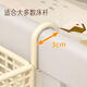 
Sanqihu baby crib bedside storage rack bedside storage hanging basket baby diapers side diapers fence storage basket hanging bags heightened and thickened cream medium size for 4 tie