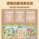 小儒童婴幼儿童早教发声挂图中英双语认知启蒙挂画地图点读学习机玩具 【场景挂图】英文字母1张