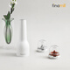 FINAMILL Rechargeable Quick Card Electric Spice Grinder Sea Salt Pepper Cumin Seasoning Grinder Star Model White