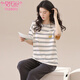 
Modal pure cotton pajamas for women in spring and summer short-sleeved trousers suit casual sweet and cute girl's cotton home clothes can be worn outside YS679 M (recommended 80-100Jin [Jin equals 0.5 kg])
