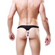 Yu Zhaolin's new men's underwear thin breathable mesh men's underwear low-waist men's sexy thong NK2070 black 1 pair one size fits all (110-140Jin Jin equals 0.5 kg)