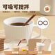 Double gun disposable coffee stir stick 18cm hot coffee drink thin plastic straws food grade 500 pieces individually packaged