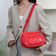 New large capacity waterproof nylon European and American fashion trends for women with large capacity simple and versatile retro one-shoulder crossbody bag black