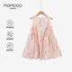 Mamimaca Momoco Girls Summer Pure Cotton Dress Новое дышащее цветочное хлопковое платье Full Print 130