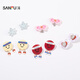 
A pair of three-fu ghostly kids' creative accessories ear clips, energetic cute jewelry accessories earrings 841826 14699-thousand 2 pieces