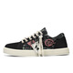 Woodpecker 2025 Nouveaux chaussures pour hommes décontractées pour hommes vieilles chaussures de tissu beijing pour hommes chaussures de toile avec une semelle en couches minces chaussures à la mode 9923 noir 42