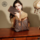 LMK French LMK brand counter women's bag large capacity tote bag women's commuting crossbody bag feeling shoulder bag brown