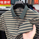 T-shirt à manches à manches courtes de coton pur Hengyuanxiang Pure pour hommes avec des vêtements pour hommes à manches intermédiaires à revers de poche [Ventes de la fête des pères] 9757 bleu xl 175 [Suggestions 135-150Jin [Jin est égal à 0,5 kg]]]