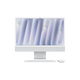 50% new Apple/Apple AI computer/iMac 24-inch silver 4.5K screen M4 (8+8 core) 16G 256G all-in-one computer MWUC3CH/A