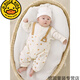 G.DUCKKIDS baby onesie spring and autumn cotton boneless baby harem long-sleeved crawling clothes for young children's bags newborn clothes 13583 [recommended indoor 20-27] 80cm 80 (recommended September to December 17-20 Jin [Jin equals 0.5 kg])