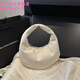 Dadong Nischendesign Frauenbag 2025 Neue weiche Leder Textur Cloud Handtasche Knödelbeutel Einfacher Mode -Handtaschen -Tasche grau