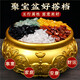 Natural citrine gravel five-color raw stone living room treasure pot accessories five elements seven-color stone white black and green 5 colors set of crystal stones plus 20 shots 10,000g hair