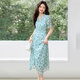 Egeangy International Light Luxury High-End-Frauenkleid Sommer neuer Stil 2025 Slim und vielseitige exquisite Mulberry Seidenkleid Pink [High-End-Geschenkbox] L.