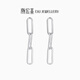 Chao Acer Love Platinum Earrings Women's Earrings for Girlfriend's Birthday Gift Priced at 60 Yuan C Single Model Includes Ear Plugs 0.75g