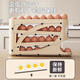 Meishute Japanese egg storage box for refrigerator, thickened side door food-grade crisper, kitchen special egg tray artifact, cream color - 2 pieces, can hold about 60 eggs, automatic refilling