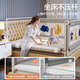 M-Castle-Bett Zaun Baby Kinderbett Bafferbettkante Anti-Fall-Bett-Leitplanke Drei-seitiges Spleißen gegen Clip Anti-Fall-Fall-Bett Zaun Galaxy grau einseitige 2,0 Meter