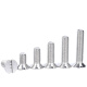 
Hethdigg JG-679 304 stainless steel one-slot countersunk screw one-slot flat-head wire GB68 M8 hex nut (50 pieces/pack)