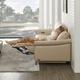 
Zhihuashi First Class Zero Wall SE-U11167BM Zero Modern Living Room Top-Level Cowhide Electric Function Sofa Moonlight White Three-person 269cm - Double Electric