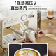 Stelang ST-693b Italienische Kaffeemaschine All-in-One-Heimstand kleiner halbautomatischer Dampfmilchschaum Reis Weiß