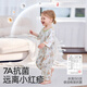 
Jingqi (JOYNCLEON) baby summer thin clothes pure cotton jacquard boy and girl baby seven-quarter sleeve home clothes onesie children pajamas cloud adventure [seven-quarter sleeve-leg split style] 90cm