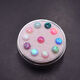 Opal Ring Opal Round Flat Bottom Smooth Semi-circular Face Loose Stone 5mm (op06)