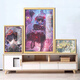 Identity Fifth Memories Little Girl Puzzle 1000 Pieces Wooden Framed Adult Version Handmade Diy Assembly Decorative Painting 28x23 cm (Disassembled with black photo frame) 120 Pieces A10975-Little Girl