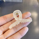 Ze yuhan Mini süßer kleiner Grab-Clip halbe Krawatte kleiner Klauen halbschleppte Haarklaue Durchscheinende Internet-Promi-Bangs-Nebenclip Small Grab Clip Gelee Farbe kleiner Grab-Clip [2 zufällige Farben]
