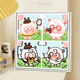 Cute Cartoon Eggman Party Digital Oil Painting DIY Hand Painting Painting Color Filling Acrylic Hand Filling Children's Oil Painting SJ13701 20*20cm Stretched and Thickened Solid Wood Inner Frame Highlight Paint+Canvas+