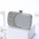 Yingtang celebrity diamond bag banquet dress clutch bag dinner bag wedding bridesmaid handbag gold moon shape