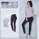 Jeep Spirit Yoga-Anzug für Frauen Frühling und Sommer lose atmungsaktive Fitnesskleidung Schnell trocknende Kleidung Training im Freien Sportbekleidung Kurzärmel Lotus lila [kurze Ärmel] Sechs-teilige TC18394 S