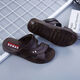 HUILIRUI [Vietnam Rubber] Version coréenne des sandales pour hommes décontractées sans glissement confortable et durable Sandales masculines Nouvelles en été 698 Black (version anti-glissée) 42 (adaptée à 41)