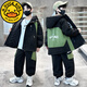G.Duckkids Boys Suit осенью и зимняя хлопковая утолщенная детская куртка 2024 Новый Big Boys спортивная одежда