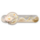 JiUyu Imagen LED Living Sala Decoring Sofá Fondo de pared Pintura colgante Mural Simple Modern Sense Lotus KX-6189 30*90 [Sin estilo de lámpara]