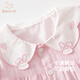 Banxidi Girls Set Clothing de otoño 2025 Nuevo Baby Top Baby Leggings Spring and Autumn Fashionable Children's Pink T52Q252 80