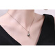 DL 1998 Fat Donglai same style black pearl pendant black forest 8-11mm strong light sea water Tahitian necklace 8-9mm Tahitian black pearl/silver