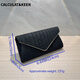 
CALCULAT/KEEN Dinner Rhinestone Bag Female Lady Temperament Banquet Clutch Wedding Party Dinner with Evening Dress Bag Black