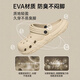 JCZS German operating room clogs thick-soled female doctors and nurses slippers EVA non-slip anti-odor outer wear 2025 new men's beige solid color mountaineering grade anti-slip | EVA non-stinky feet 38-39