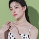 Qlady项链女款2025新款轻奢小众锁骨链颈链配饰毛衣链大气感 白金色项链【精装礼盒】