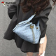 Woodpecker motorcycle hot girl underarm bag for women 2025 new trendy and super hot small fragrance style shoulder bag large capacity versatile bucket bag beibai follow the store for shipping insurance