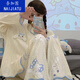 Naigatu ins style new pajamas for women in spring and autumn long sleeves trousers loose cardigan sweet cartoon cute home clothes 9215 XL [recommended 120-140Jin [Jin equals 0.5 kg]]