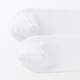 无印良品（MUJI）男女通用 合脚直角 正反皆可穿的袜 袜子男袜女袜 25年秋季新品 白色 M (25-27cm/40-44码)