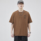 
Playboy American trendy short-sleeved T-shirt for men 2025 summer new loose casual versatile T-shirt embroidered round neck half-sleeved 5009# dark gray M [recommended 95~110Jin [Jin equals 0.5 kg] wear]
