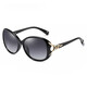CONCISE KITE sunglasses for women 2025 new polarized sunglasses for women driving sun protection and ultraviolet sunglasses for women glasses showing small face black - high-end practical gift high-end sense of high-end