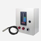 Liquid level water level controller fire water tank pool electronic alarm display liquid level meter sensor transmitter 5KW water pump control box + 5 meter probe