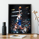 Edwards signature poster photo frame ornaments NBA star peripheral photos souvenirs decorative painting hanging ornaments 07 Please note 50*701 if you need a bracket